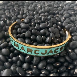Marc by Marc Jacobs Enamel Logo Bangle Bracelet